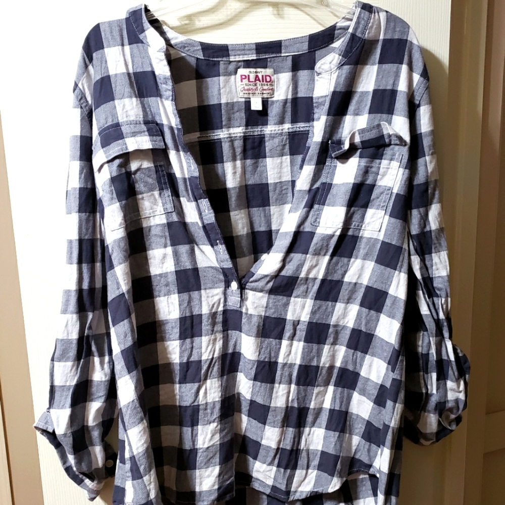 Flannel Henley